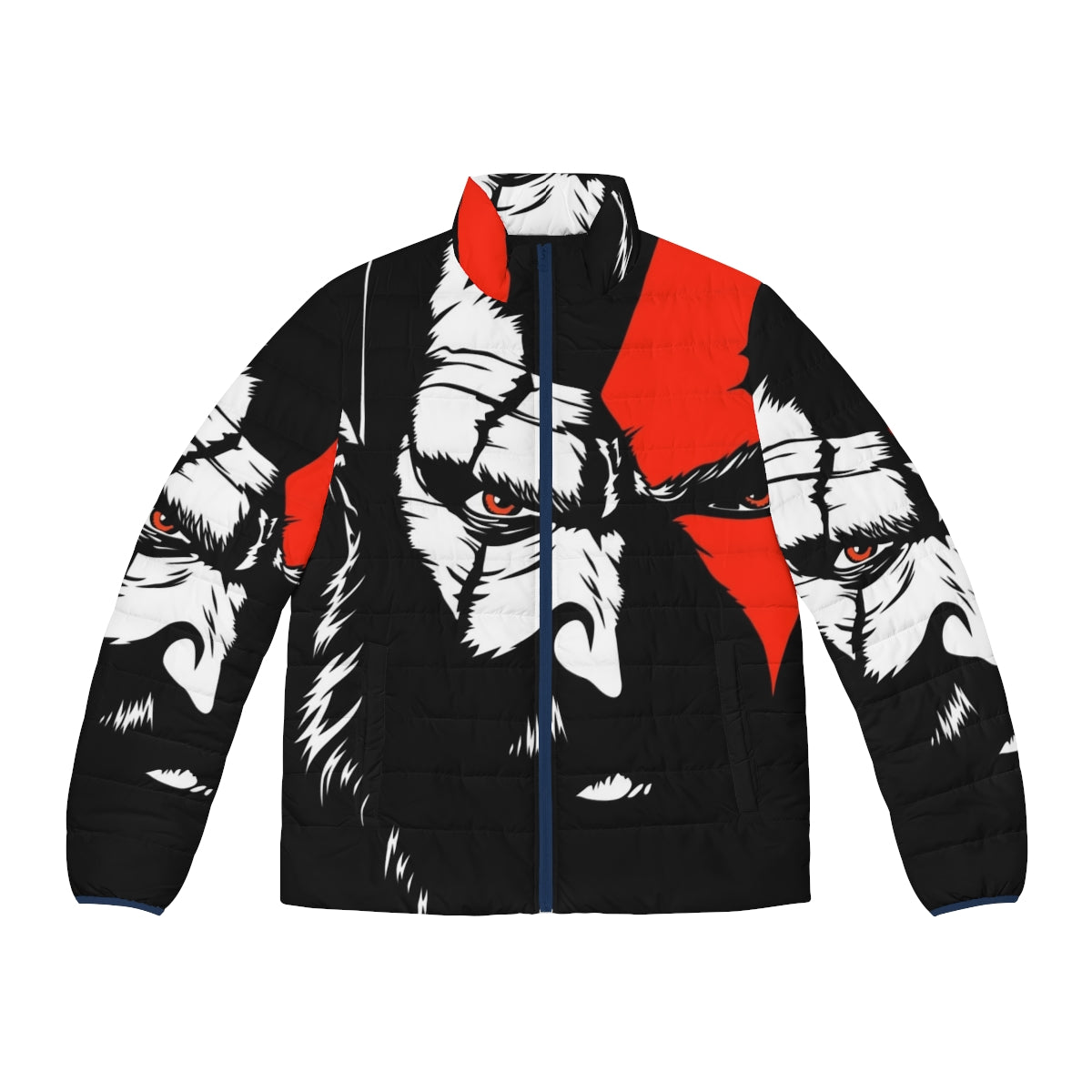 Kratos Puffer Jacket, God of War inspired jacket