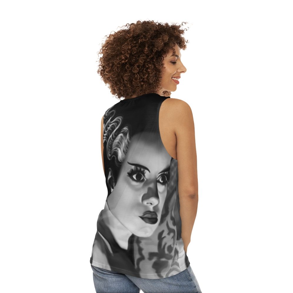 Bride of Frankenstein unisex tank top - women back