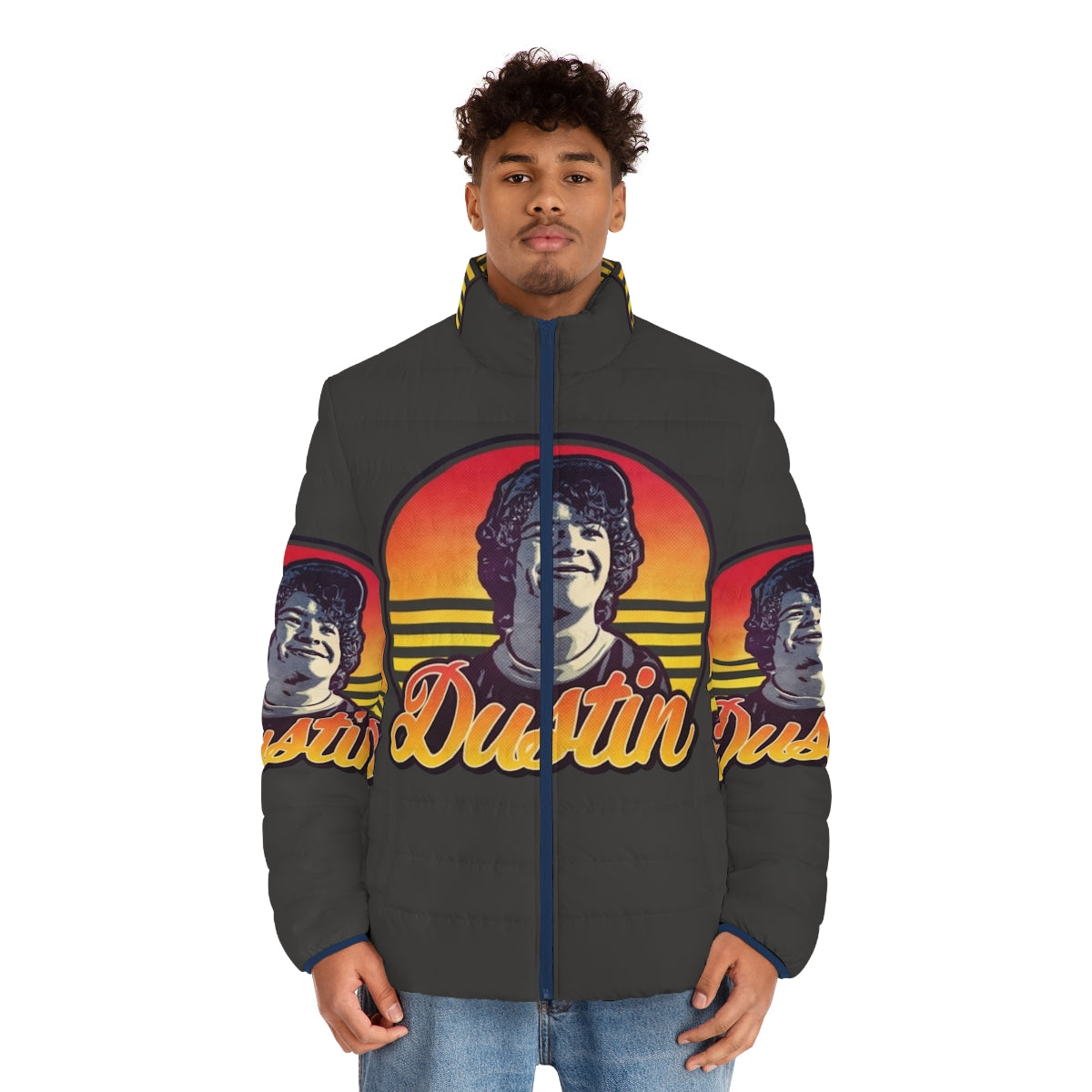 Stranger Things Dustin Retro Puffer Jacket - men front