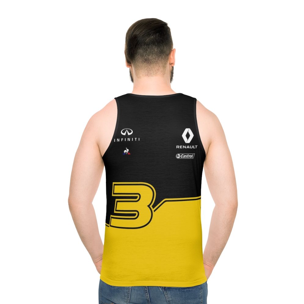 Daniel Ricciardo Formula One Team Unisex Tank Top - men back