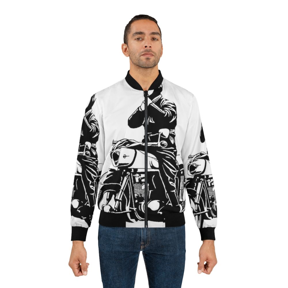 MZ ES150 Vintage Motorbike Bomber Jacket - Lifestyle