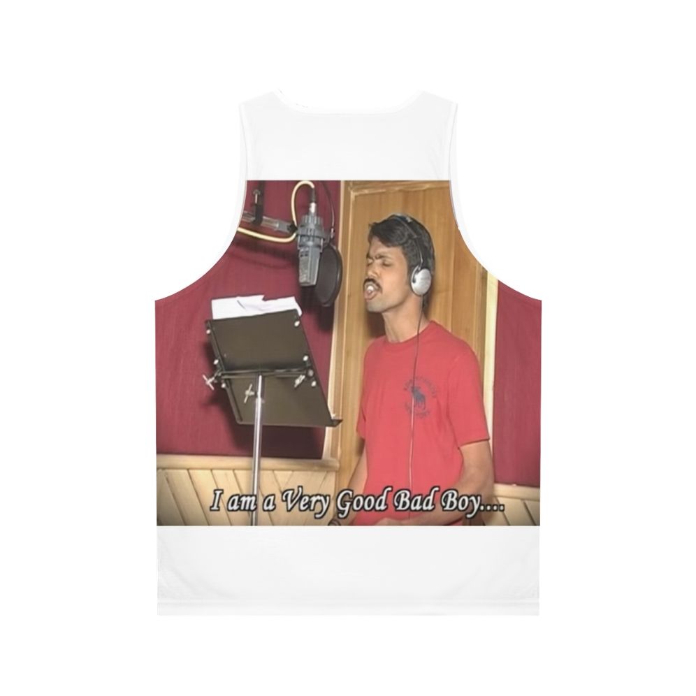 Vennu Mallesh "It's My Life" Meme Unisex Tank Top - Back