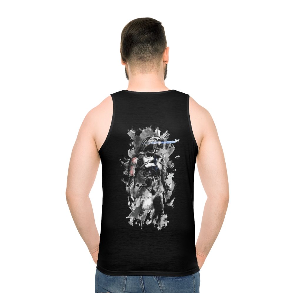 Legion Mass Effect Unisex Tank Top - men back