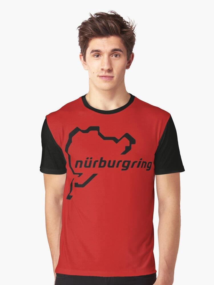 Nürburgring Nordschleife graphic t-shirt for speed and racing enthusiasts - Men