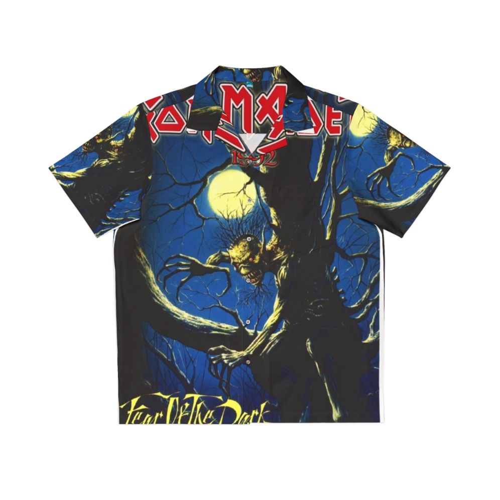 Iron Maiden 'Fear of the Dark' themed Hawaiian shirt