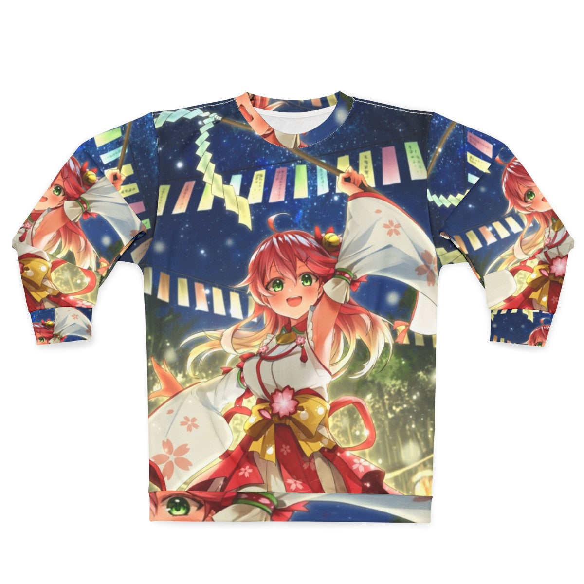 Sakura Miko Tanabata Hololive VTuber Sweatshirt