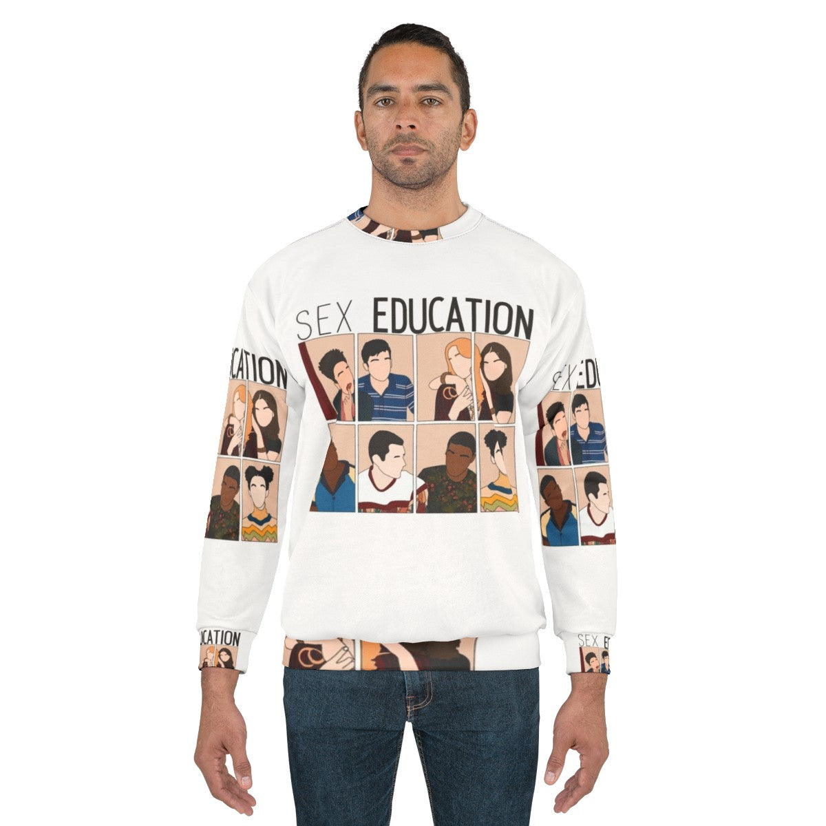 Sex Education Netflix TV Show Cast Sweatshirt - men