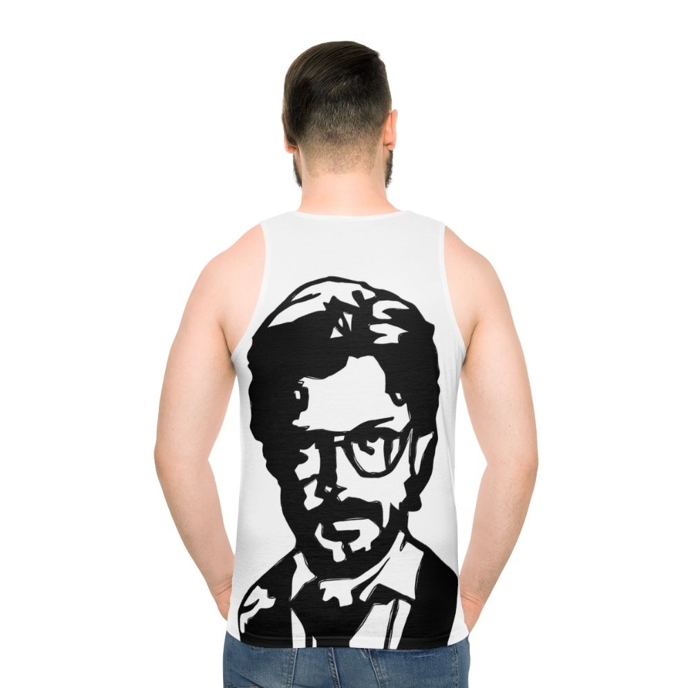 El Professor Unisex Money Heist Tank Top - men back