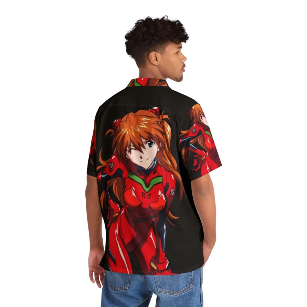 Asuka Langley Soryu Hawaiian Shirt from Neon Genesis Evangelion - People Back