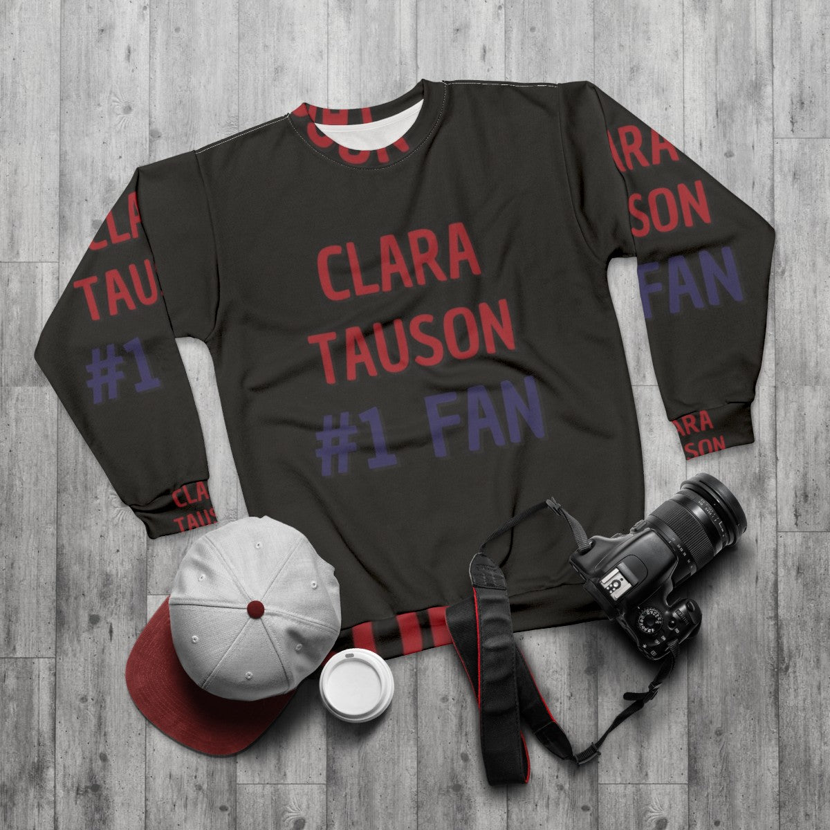 Clara Tauson Coco Gauff Fans Sweatshirt - flat lay