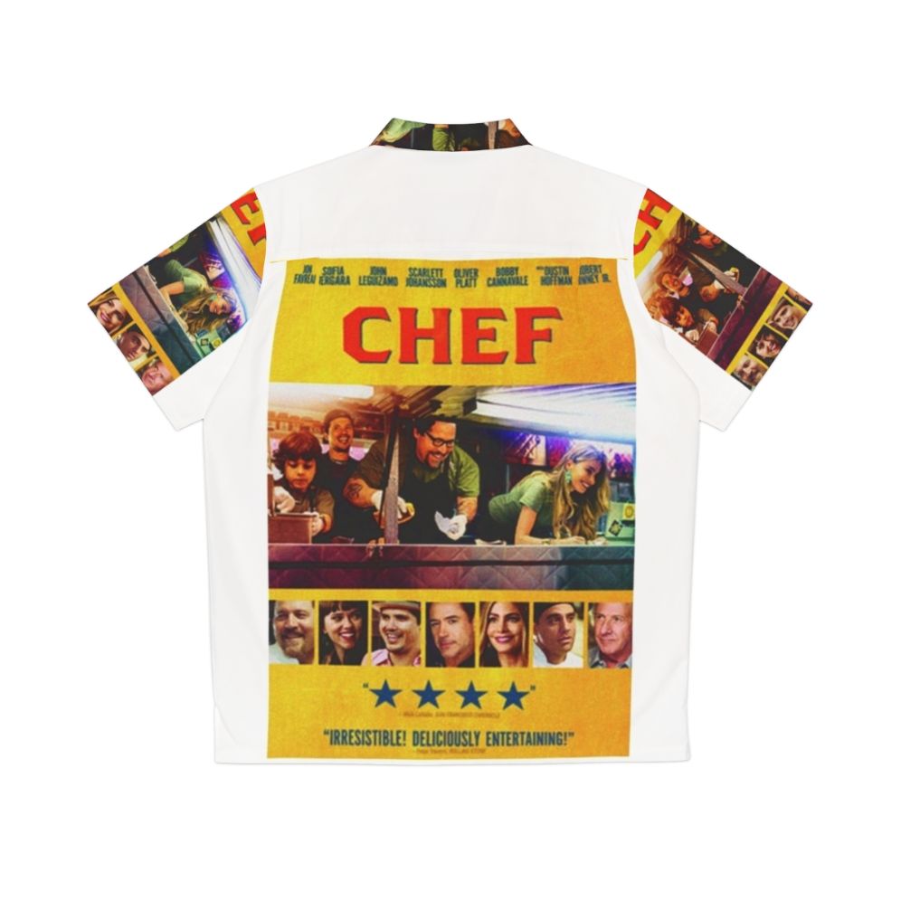 Tropical Chef Hawaiian Shirt with Movie Meme Inspired Design - Back