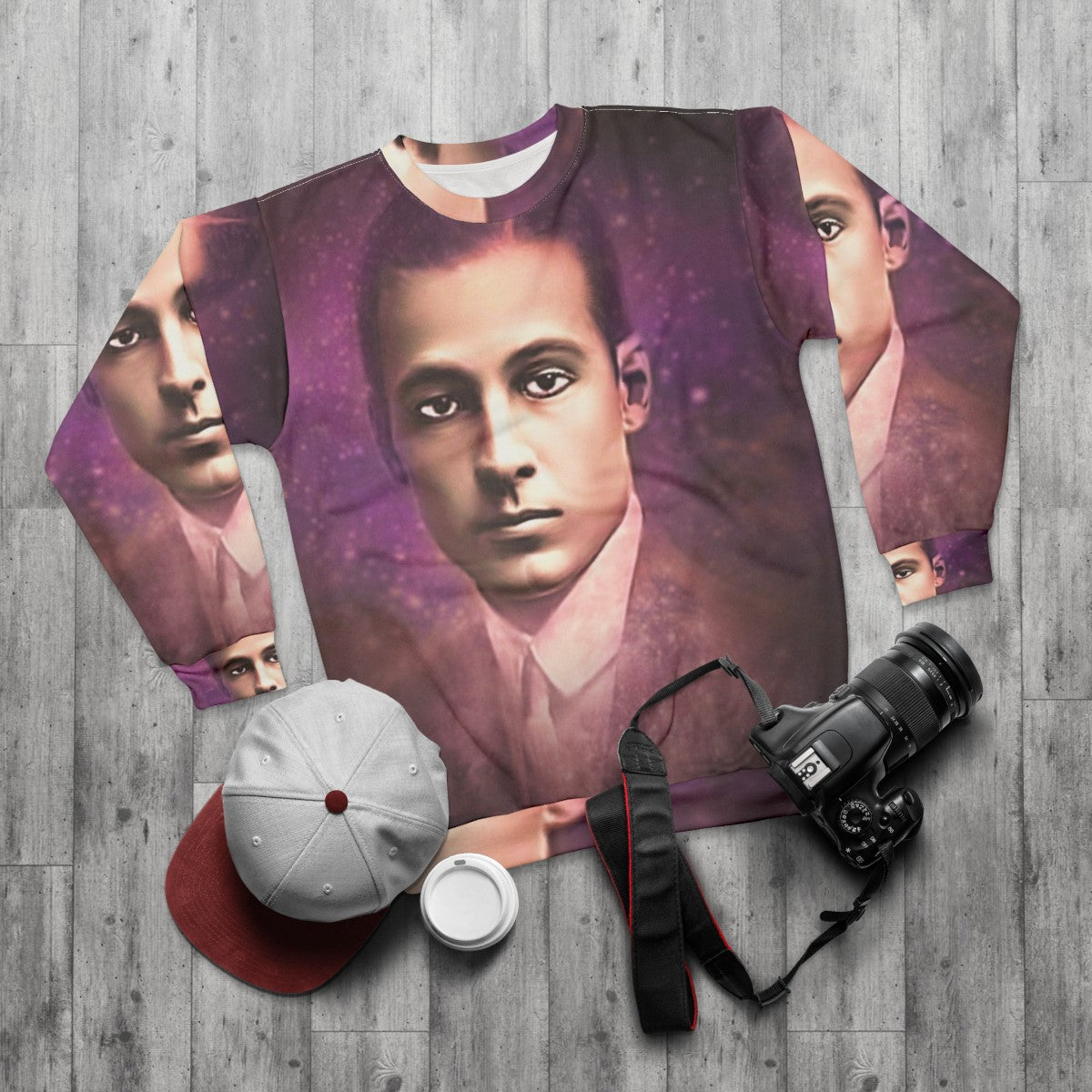 Rudolph Valentino Vintage Sweatshirt - flat lay