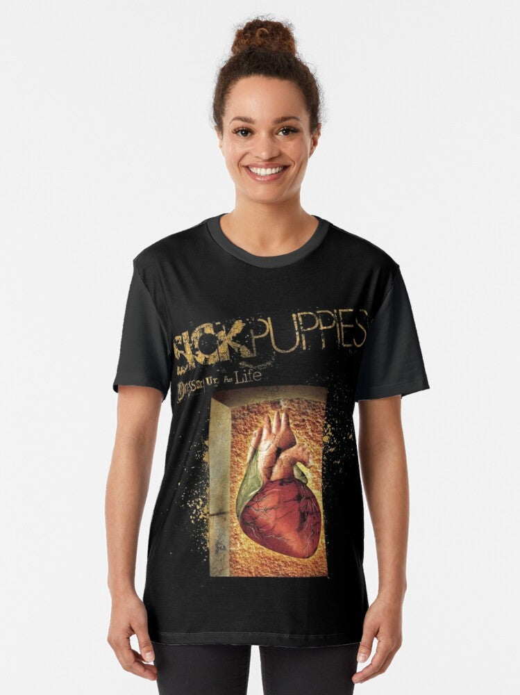 Sick Puppies Band Logo Graphic T-Shirt - Women