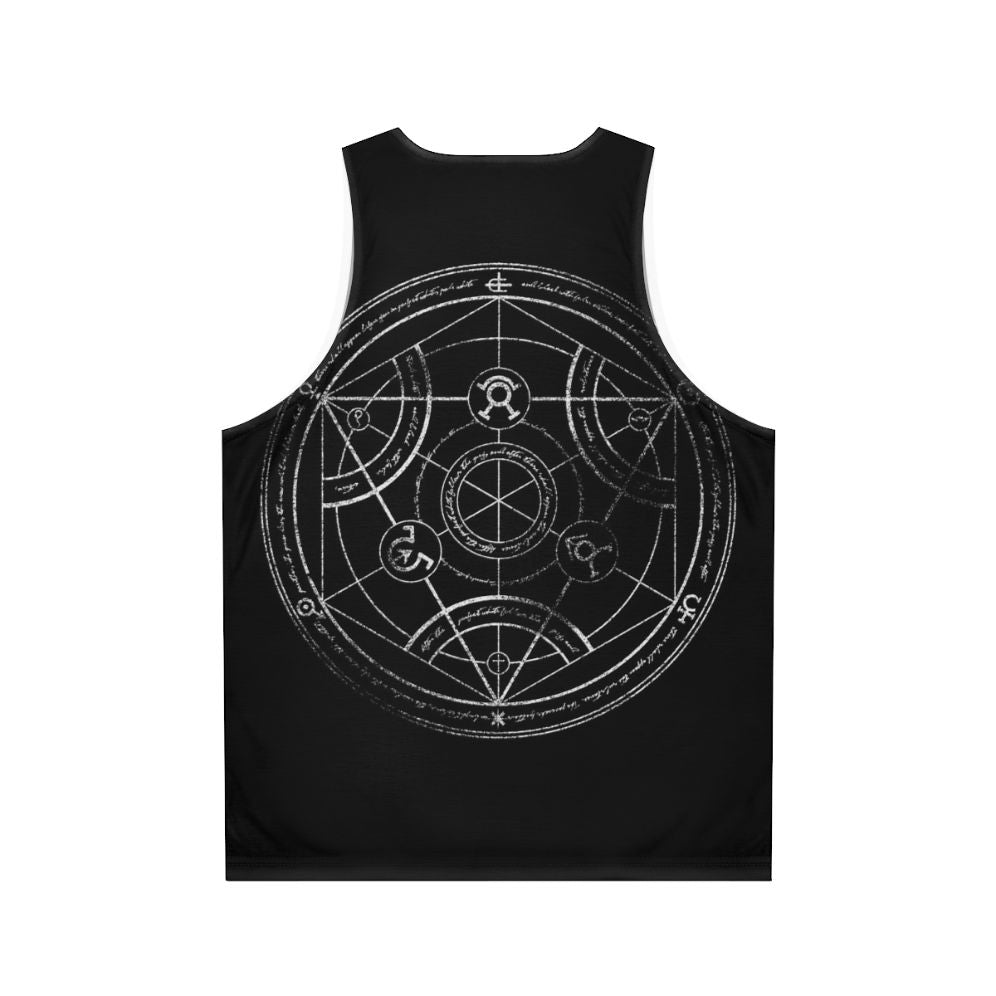 Fullmetal Alchemist Human Transmutation Circle Chalk Tank Top - Back