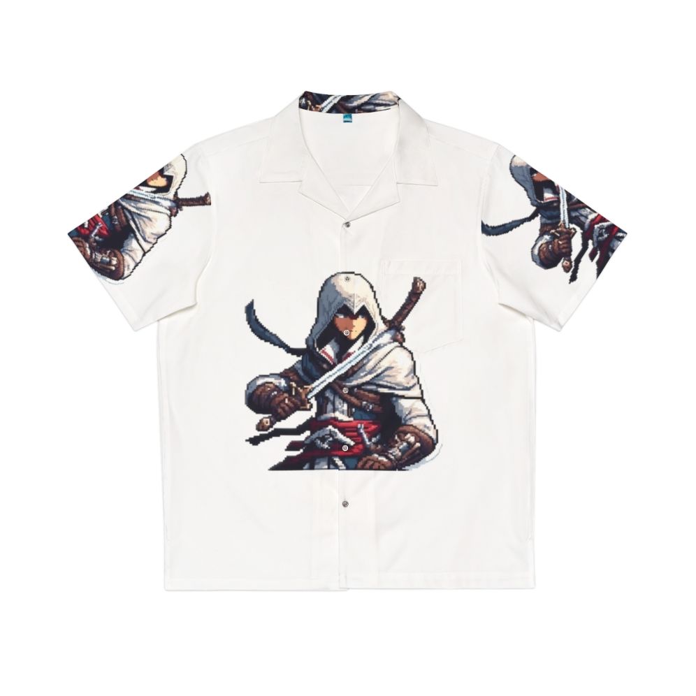 Assassin's Creed Pixel Art Hawaiian Shirt