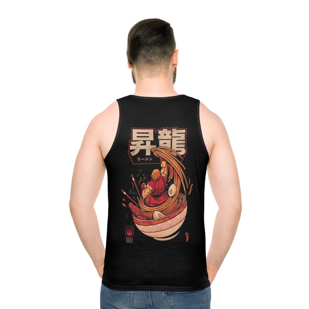 Spicy Shoryu Noodles Unisex Gaming Tank Top - men back