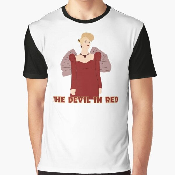 Bridgerton Netflix "The Devil in Red" Graphic T-Shirt featuring Cressida Cowper