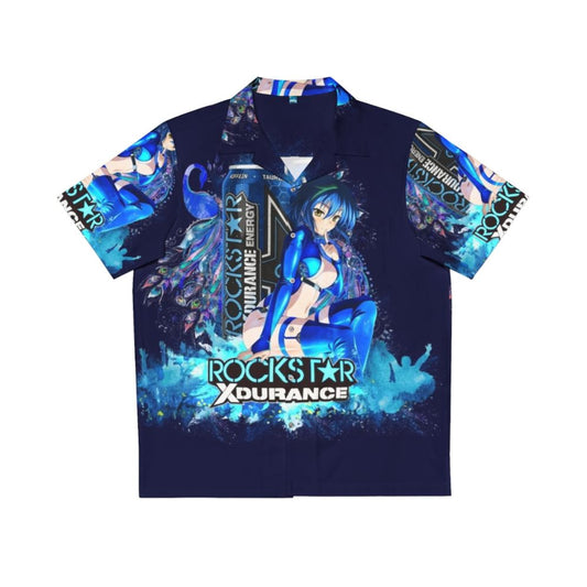 Xenovia Quarta Highschool DxD Blue Hair Girl Hawaiian Shirt