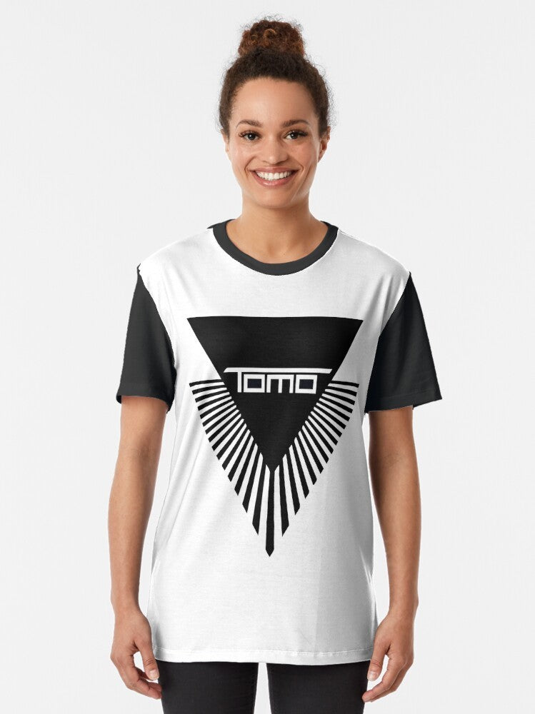 Tomo graphic t-shirt with surfboard design - Women