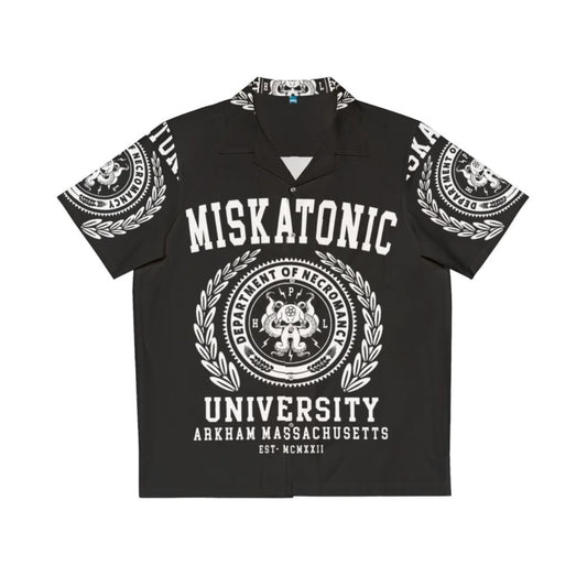 Cthulhu and Lovecraft Miskatonic University Horror Hawaiian Shirt