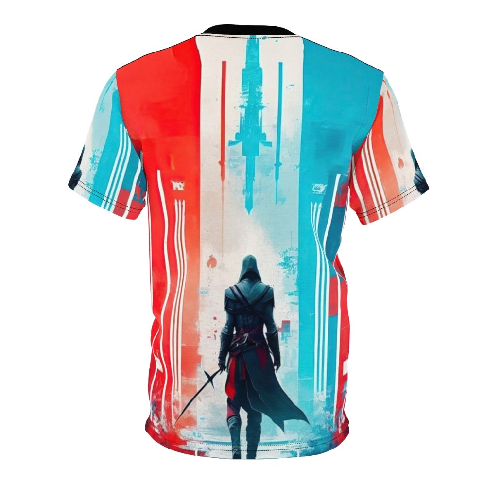 Destiny Weaver inspired Assassin's Creed fan art design on a t-shirt - Back