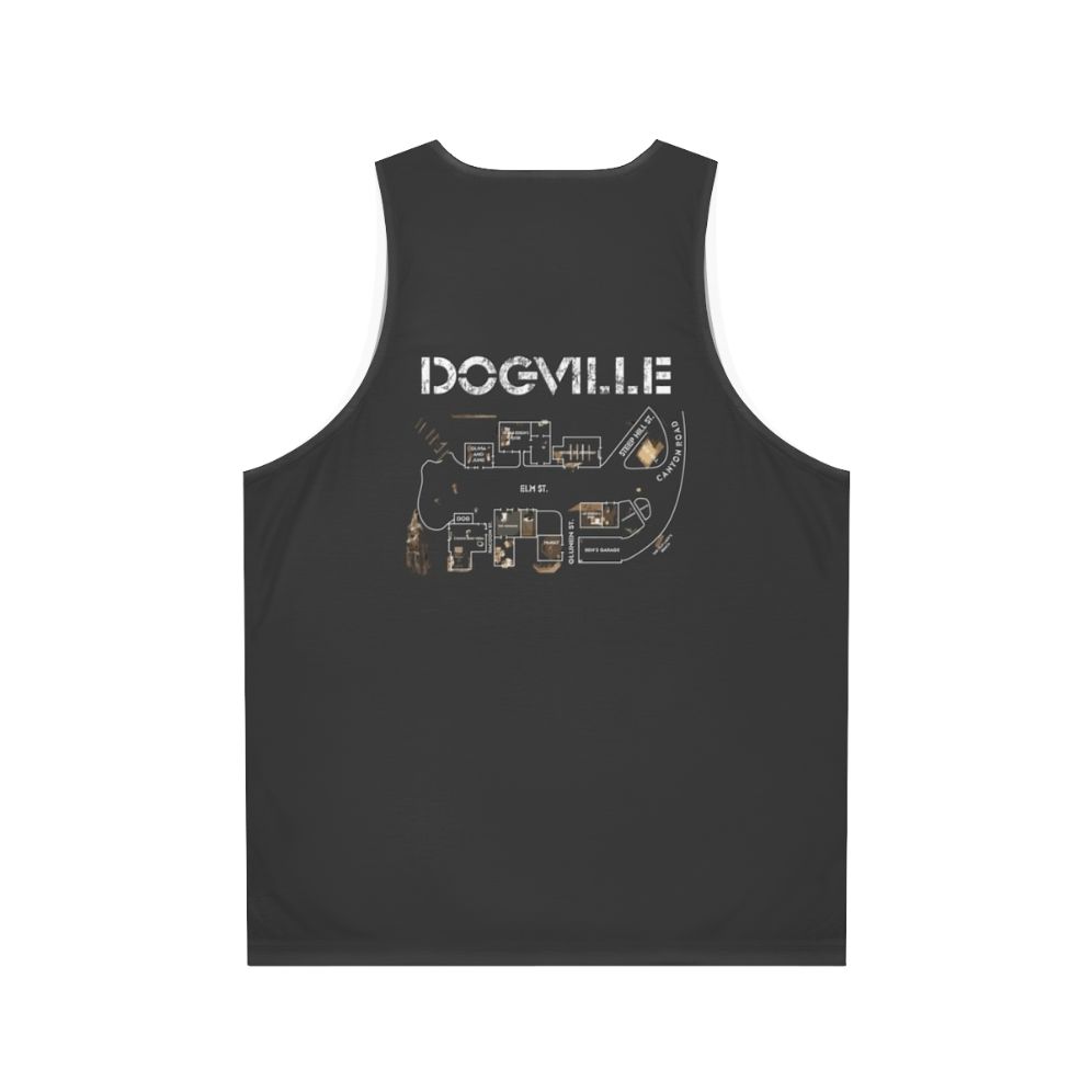 Dogville District Map Unisex Tank Top - Back