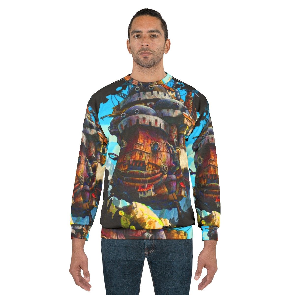 Howl's Painting Anime Sweatshirt - men