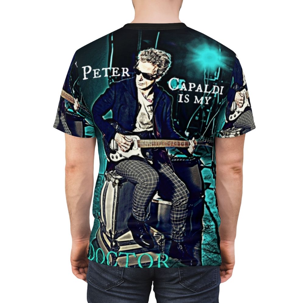 Peter Capaldi Inspired Doctor Who T-shirt - men back