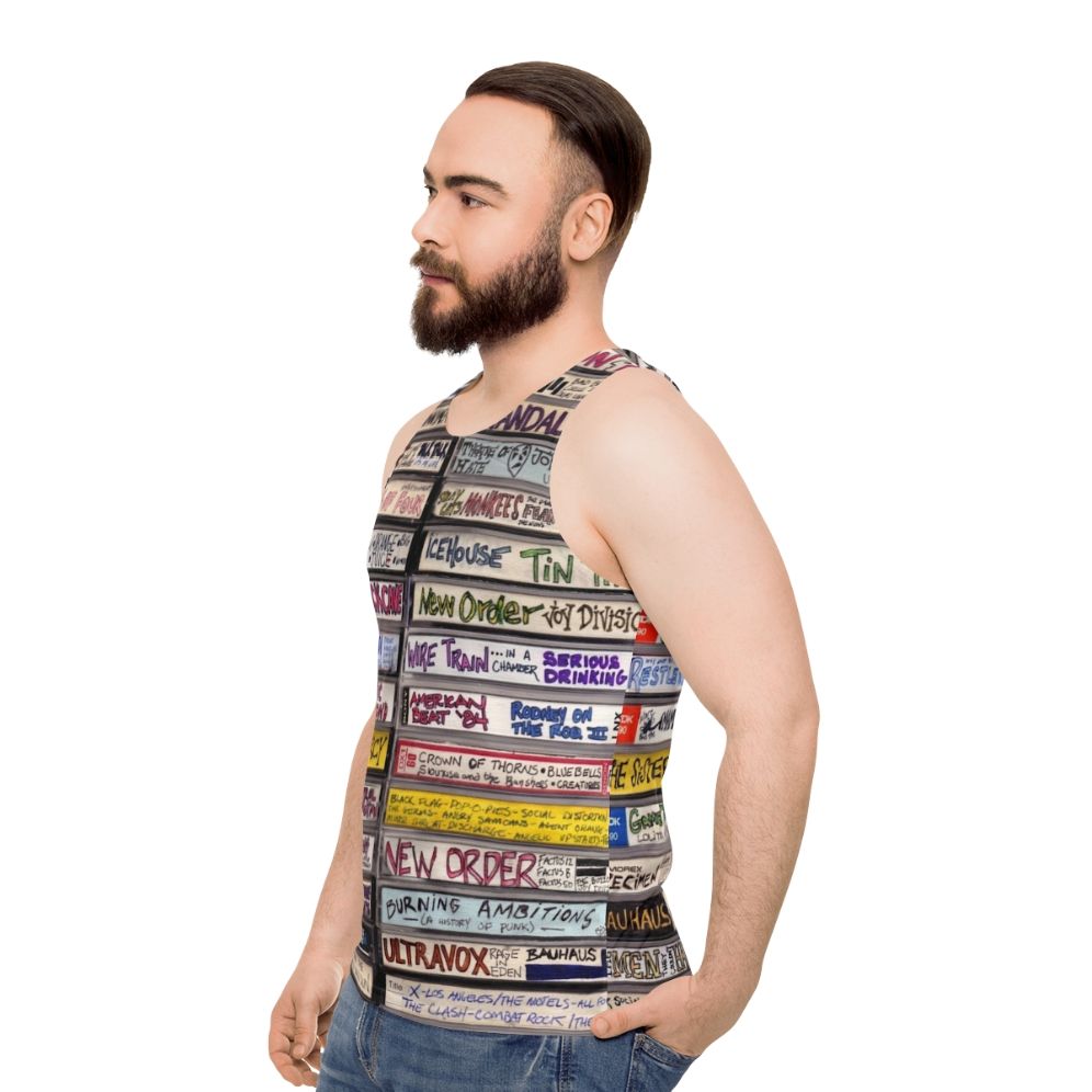 Punk Cassettes Unisex Tank Top - men side