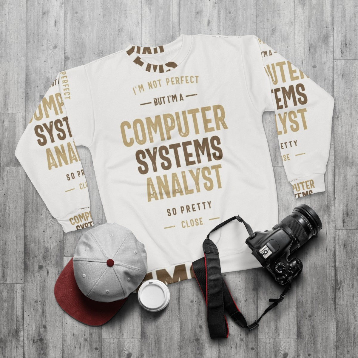 Computer Systems Analyst Sweatshirt - flat lay