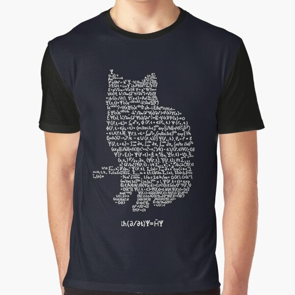 Schroedinger's Cat Graphic T-Shirt - Quantum Physics, Astrophysics, Nerd Design