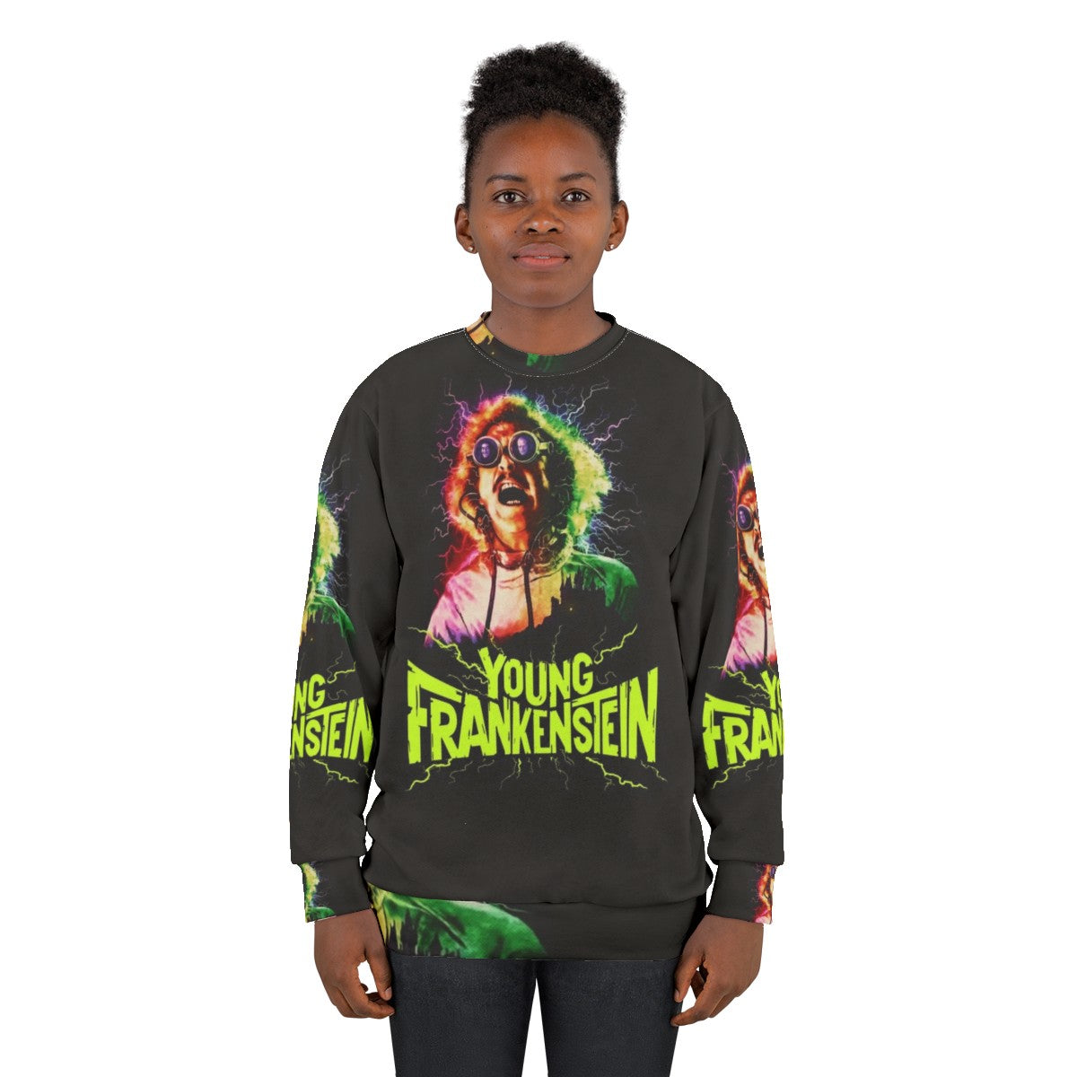 Gene Wilder Young Frankenstein Parody Sweatshirt - women