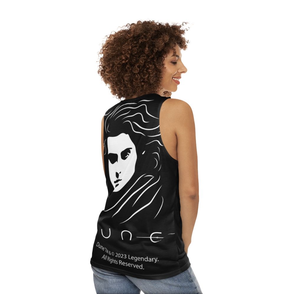 Dune Paul Atreides Unisex Tank Top - women back