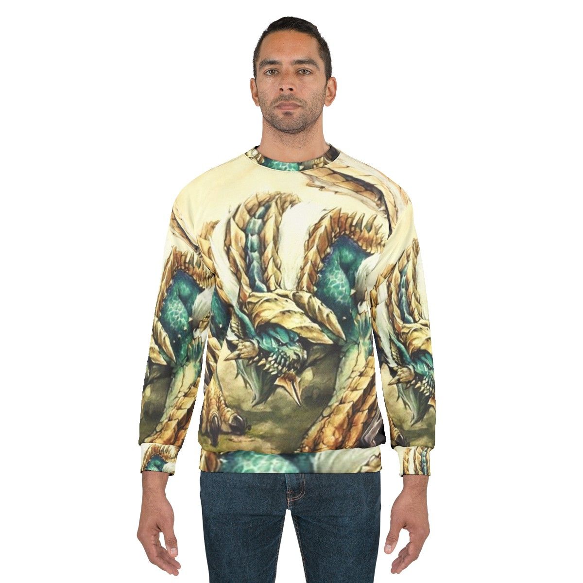 Monster Hunter Zinogre Roaring Thunder Sweatshirt - men