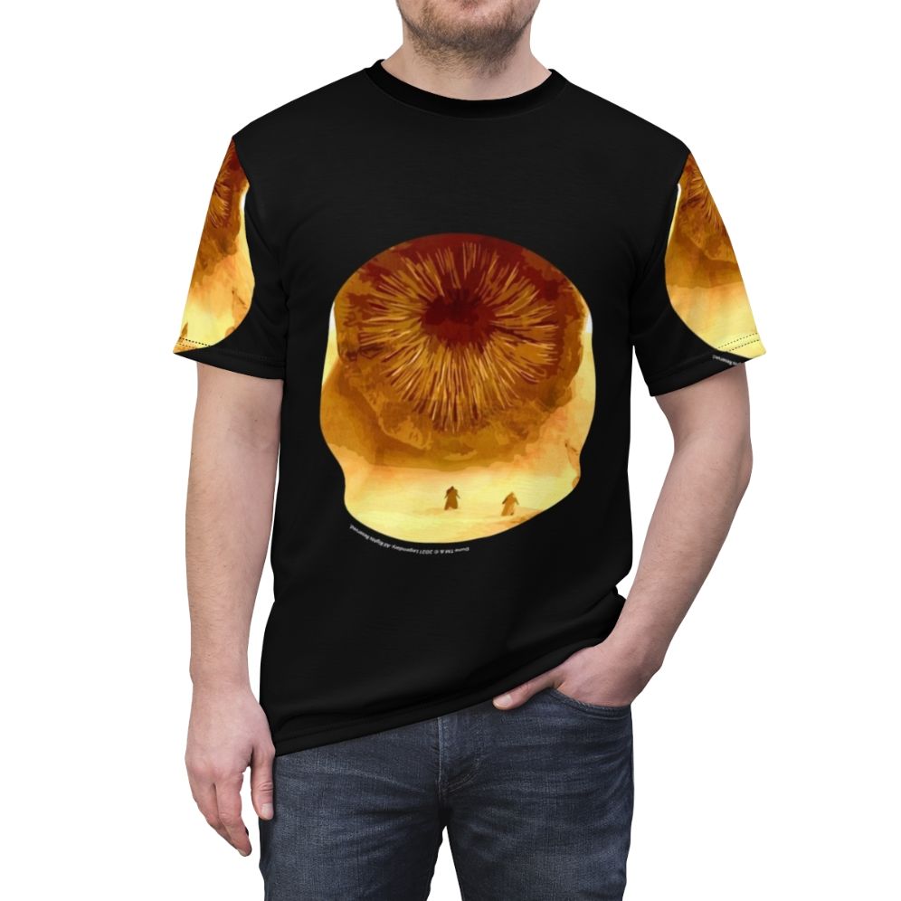 Sci-Fi Inspired Dune 2020 Artwork T-shirt - men front