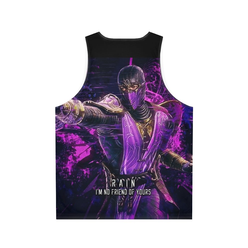 Mortal Kombat Rain Unisex Gaming Tank Top - Back