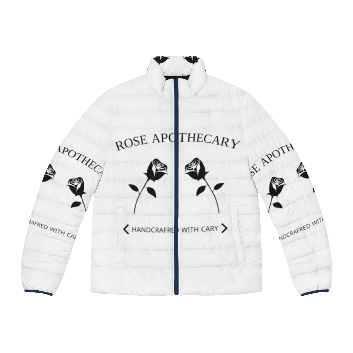 Rose Apothecary Puffer Jacket - Schitt's Creek inspired outerwear with a stylish and cozy design