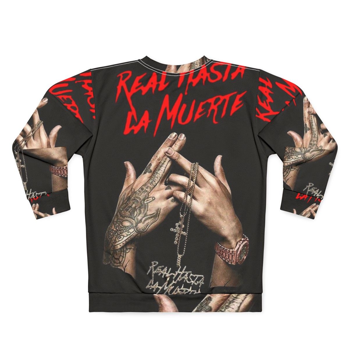 Anuel AA Real Hasta La Muerte Sweatshirt - Back