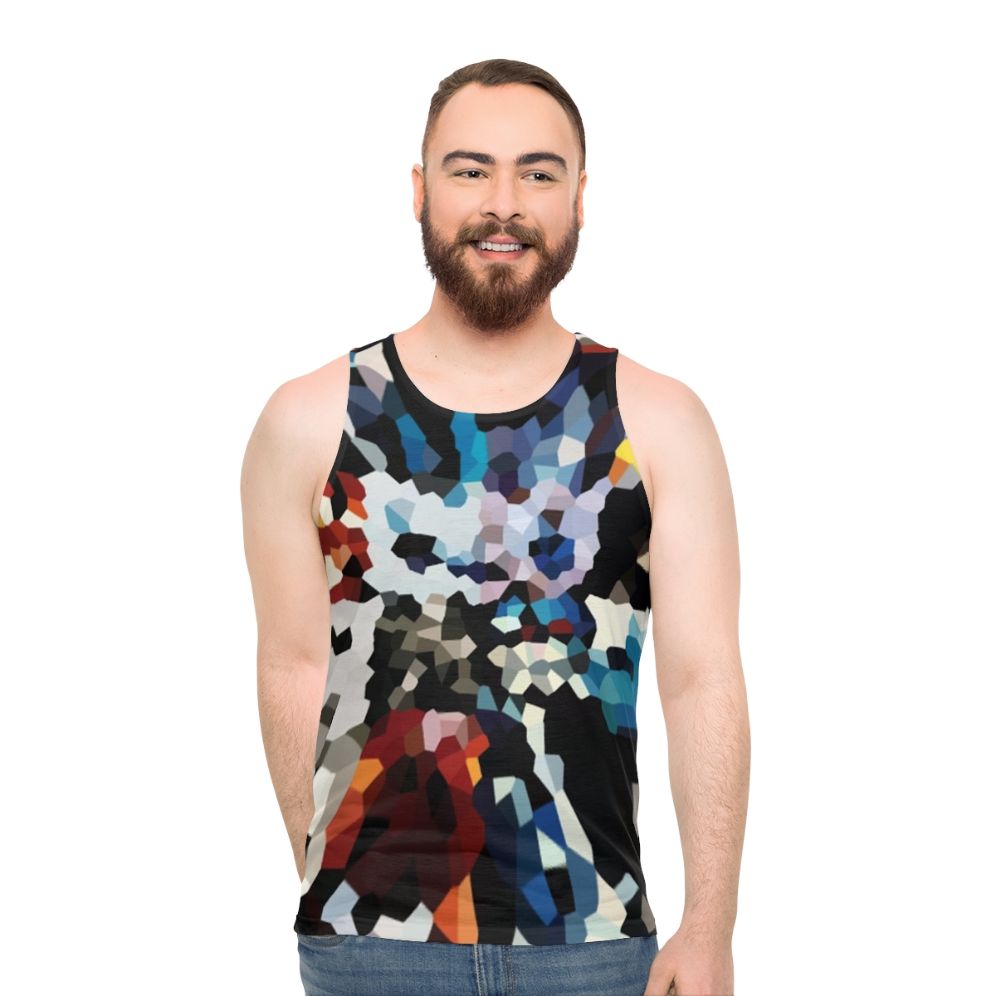 U2 Achtung Baby Squares Unisex Tank Top - men