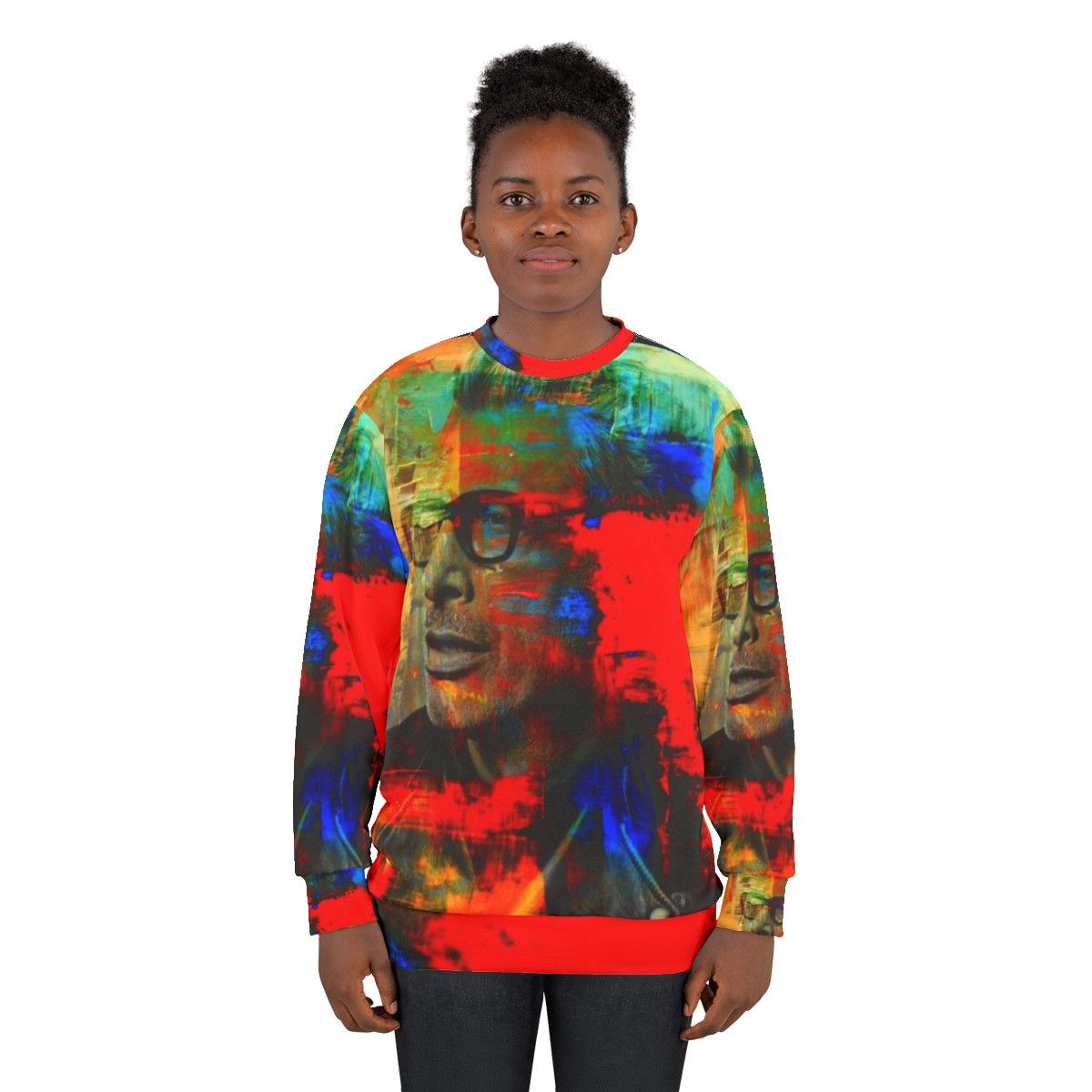 Jeff Goldblum Portrait Sweatshirt - women