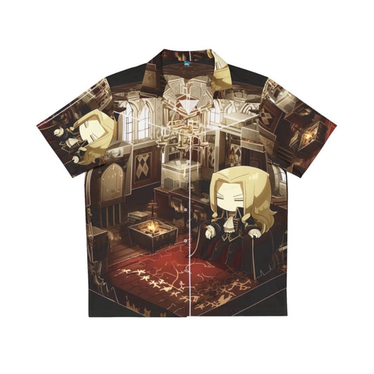 Alucard Terrarium Hawaiian Shirt with Castlevania Netflix Vampire Design