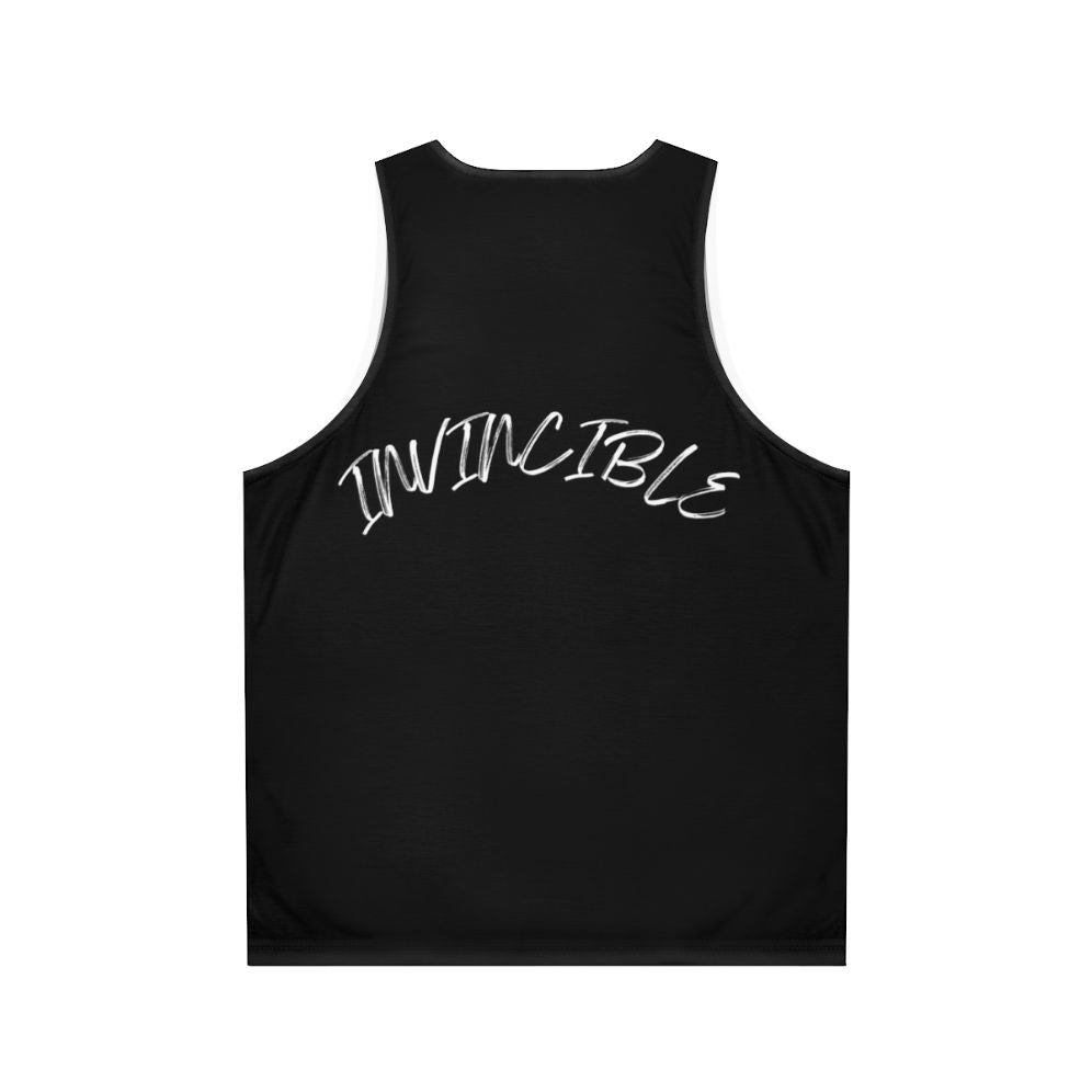 Invincible Unisex Superhero Tank Top - Back