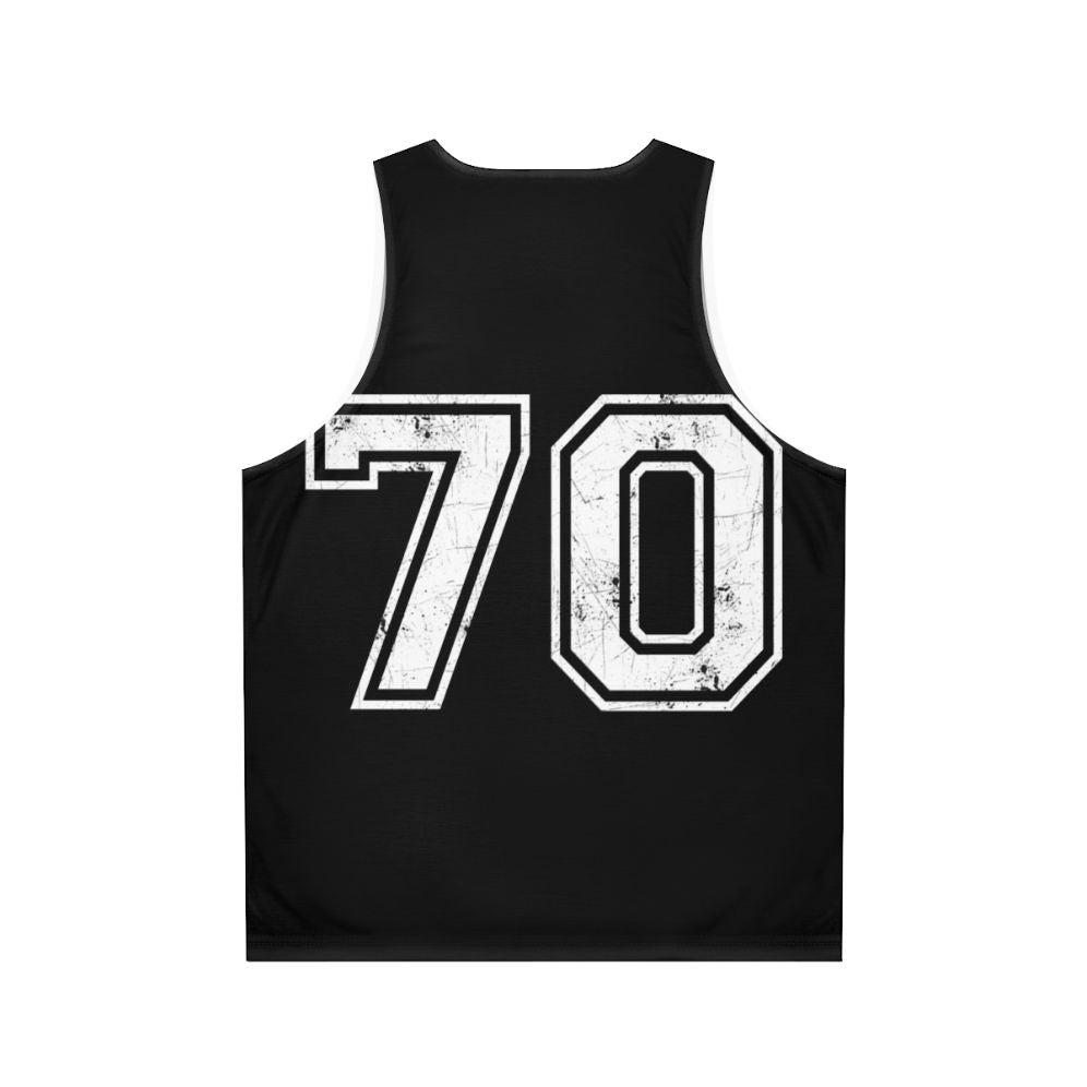 Sports Unisex Number 70 Jersey Tank Top - Back