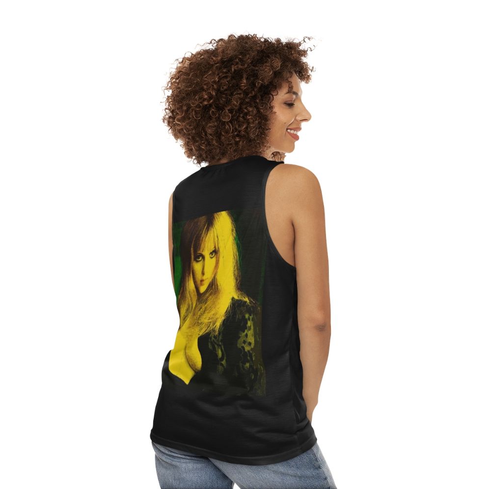 Retro 70s Horror Movies Unisex Tank Top - women back