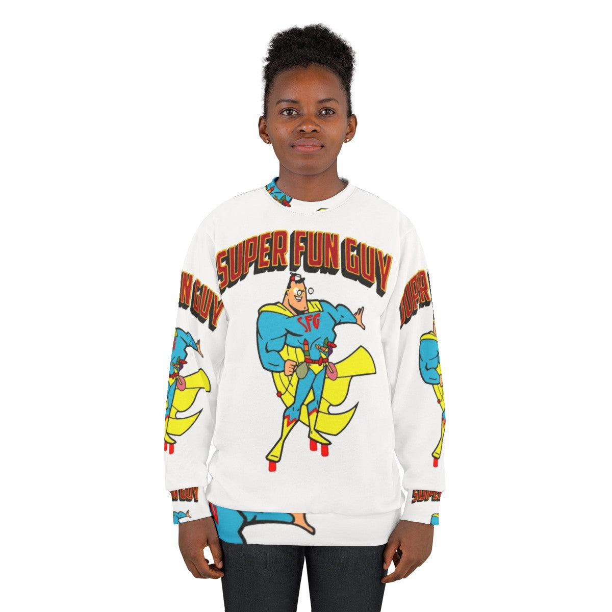 Super Fun Guy Graphic Sweatshirt - women