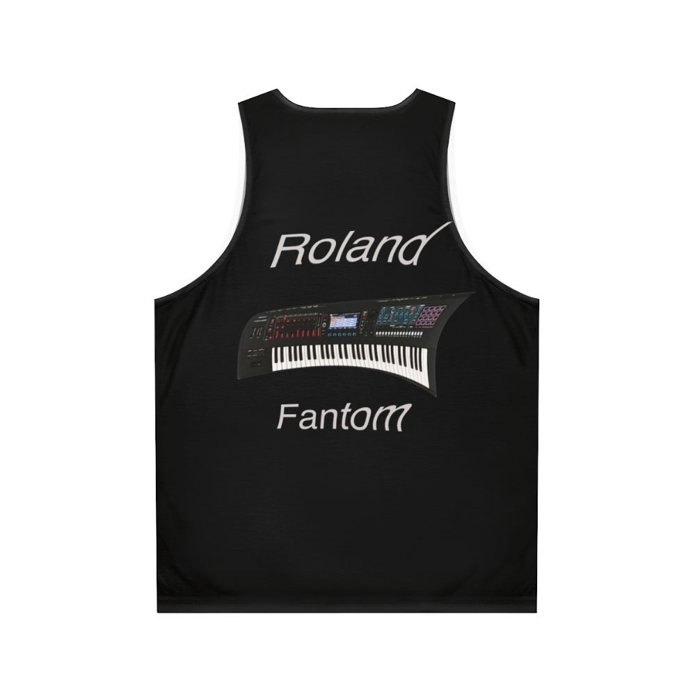 Roland Fantom Music Unisex Tank Top - Back