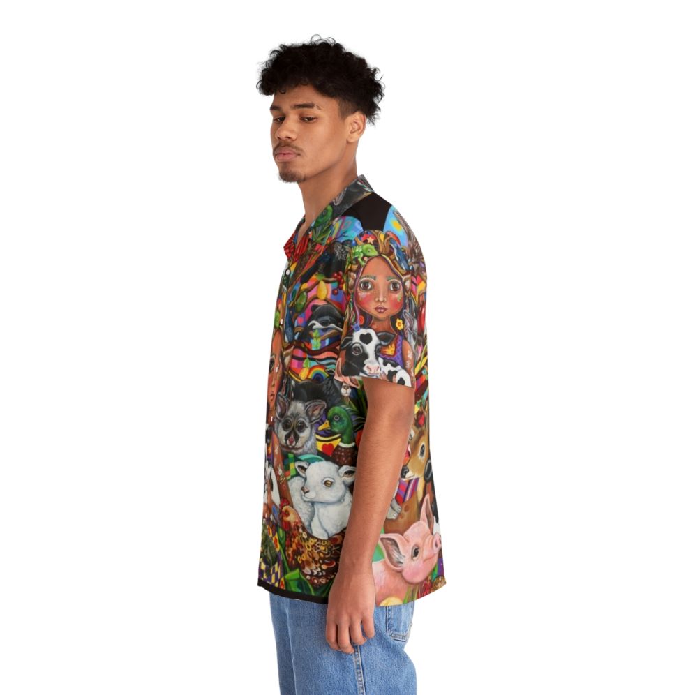 Eco-Friendly Hawaiian Shirt with Nature Inspired Designs - People Left