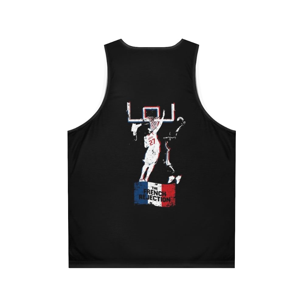 Rudy Gobert French Rejection Basketball Tank Top - Back