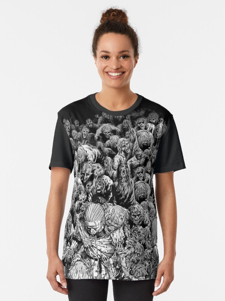 Vinland Saga Graphic T-Shirt Featuring Iconic Anime and Manga Characters - Women