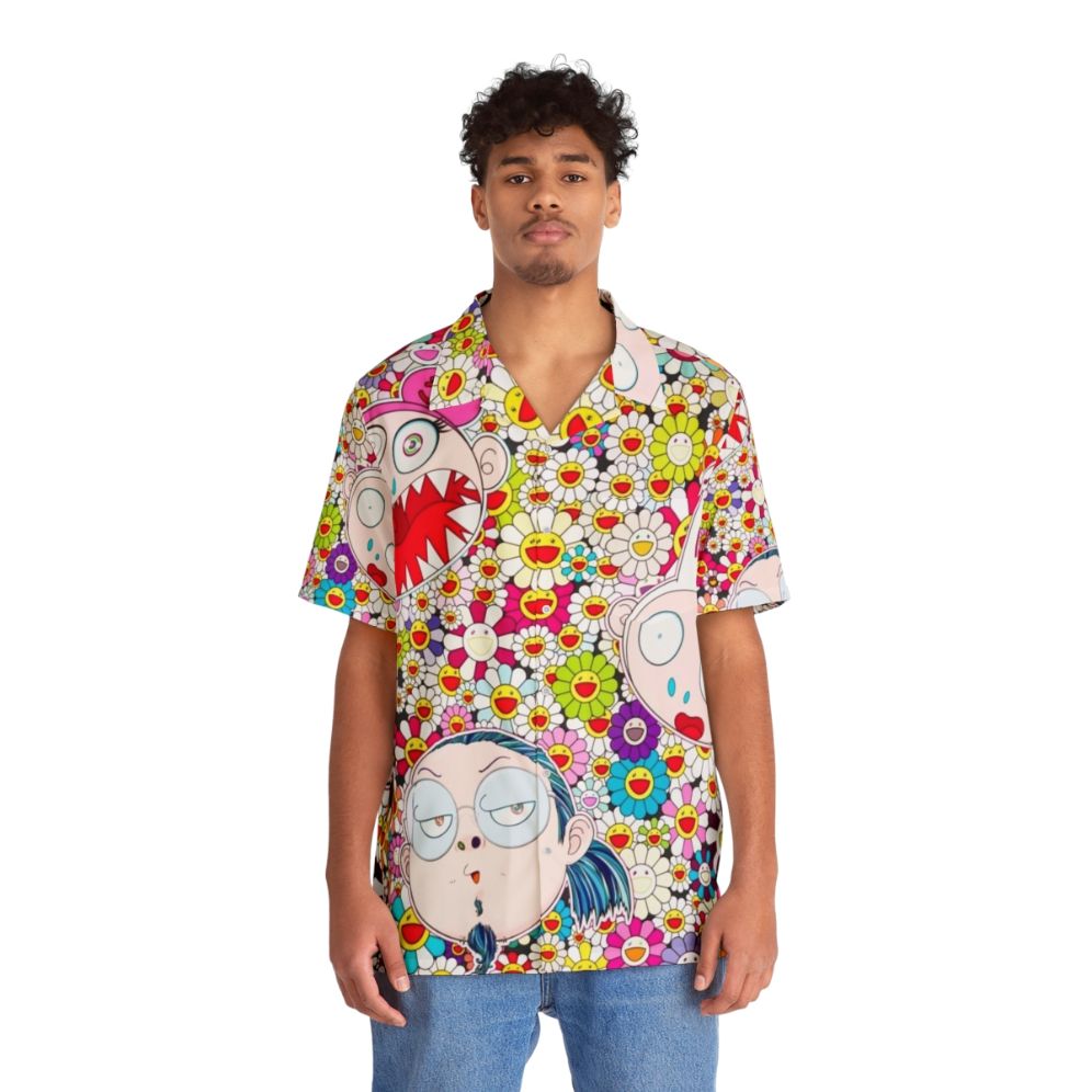 Takashi Murakami Kakai Kiki N Me Hawaiian Shirt - People Front